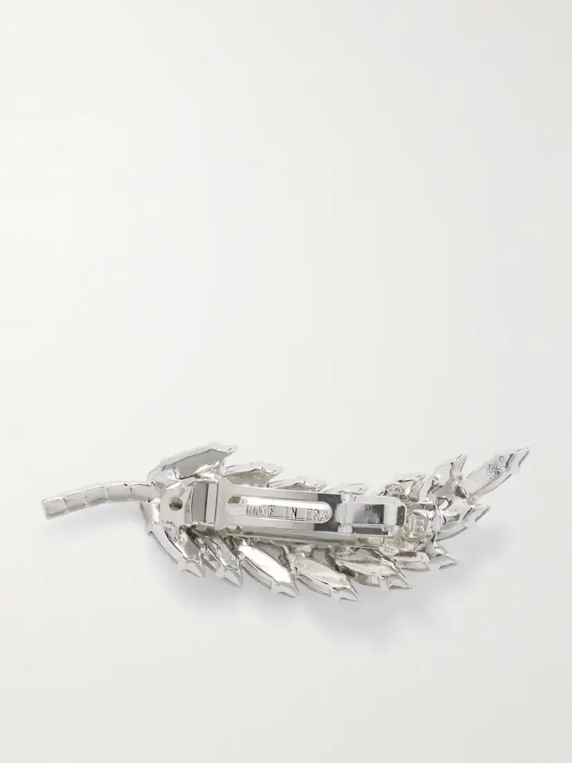 Jennifer Behr Alaris Barrette Crystal-embellished Silver-tone Metal Hairclip | Thumbnail 3 Jennifer Behr Alaris Barrette Crystal-embellished Silver-tone Metal Hairclip | Thumbnail 3