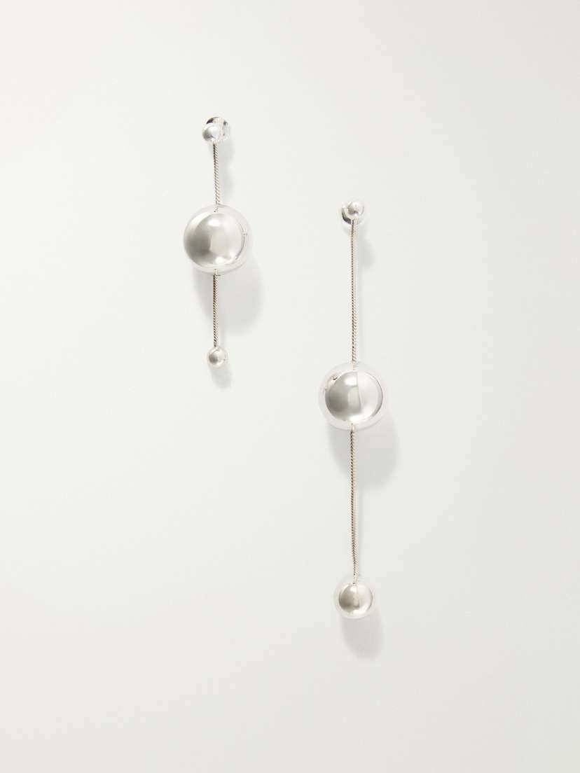 Vada Asymmetric Sterling Silver Earrings Vada Asymmetric Sterling Silver Earrings