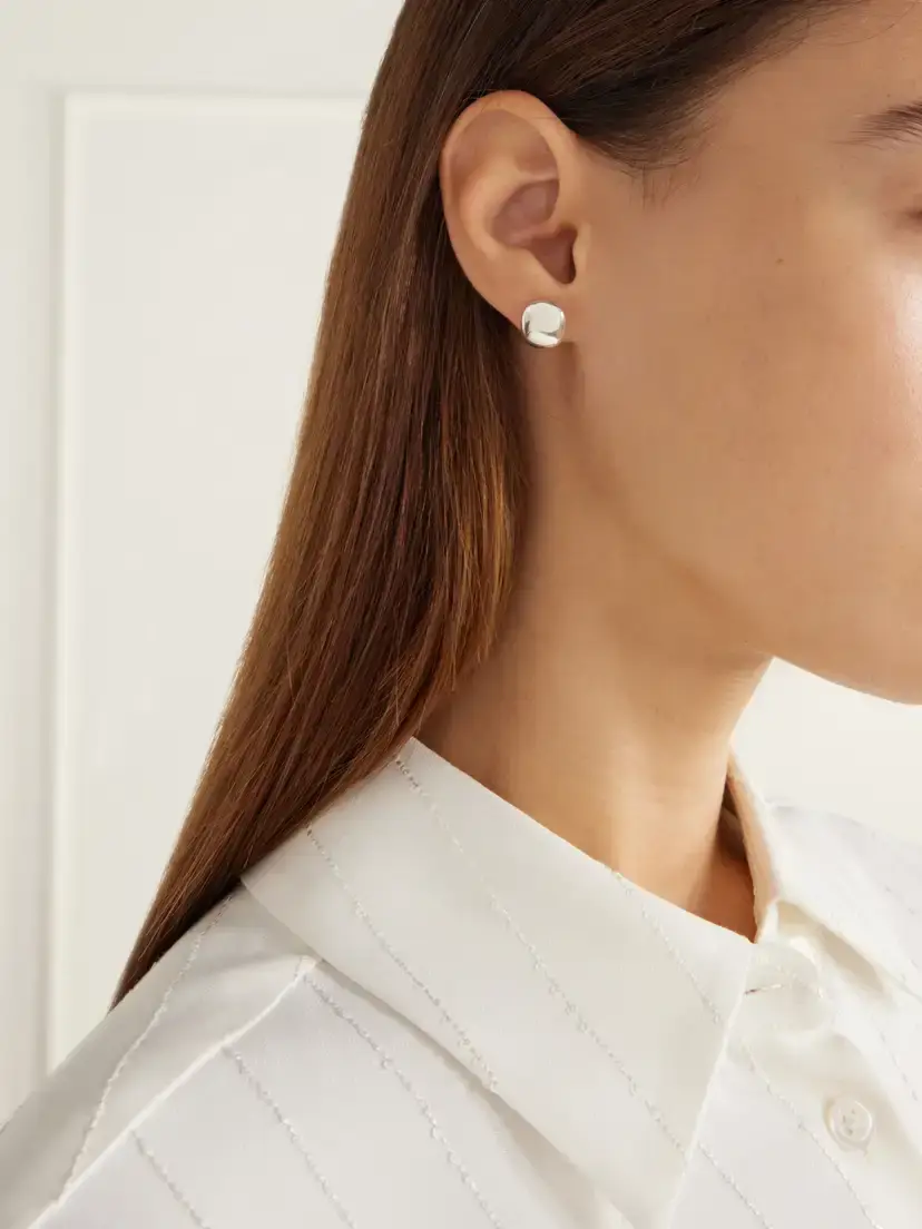 CAMILLE SURAULT Mini Grigri Set Of Three Sterling Silver Earrings | Thumbnail 2 CAMILLE SURAULT Mini Grigri Set Of Three Sterling Silver Earrings | Thumbnail 2