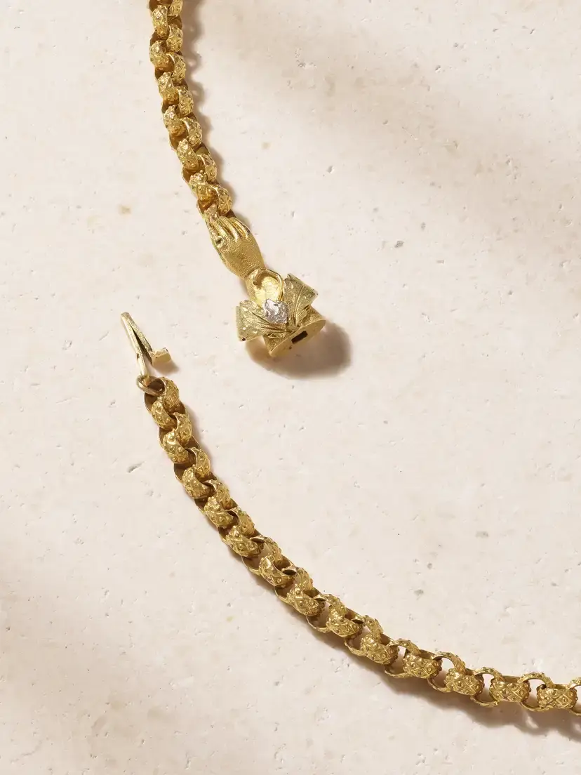 Stephanie Windsor Vintage 1790-1820s 18-karat Gold Necklace | Thumbnail 3 Stephanie Windsor Vintage 1790-1820s 18-karat Gold Necklace | Thumbnail 3