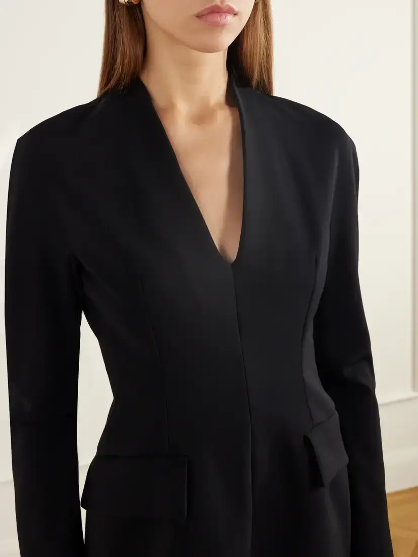 Sportmax Tefrite Darted Crepe Mini Dress | Thumbnail 4 Sportmax Tefrite Darted Crepe Mini Dress | Thumbnail 4