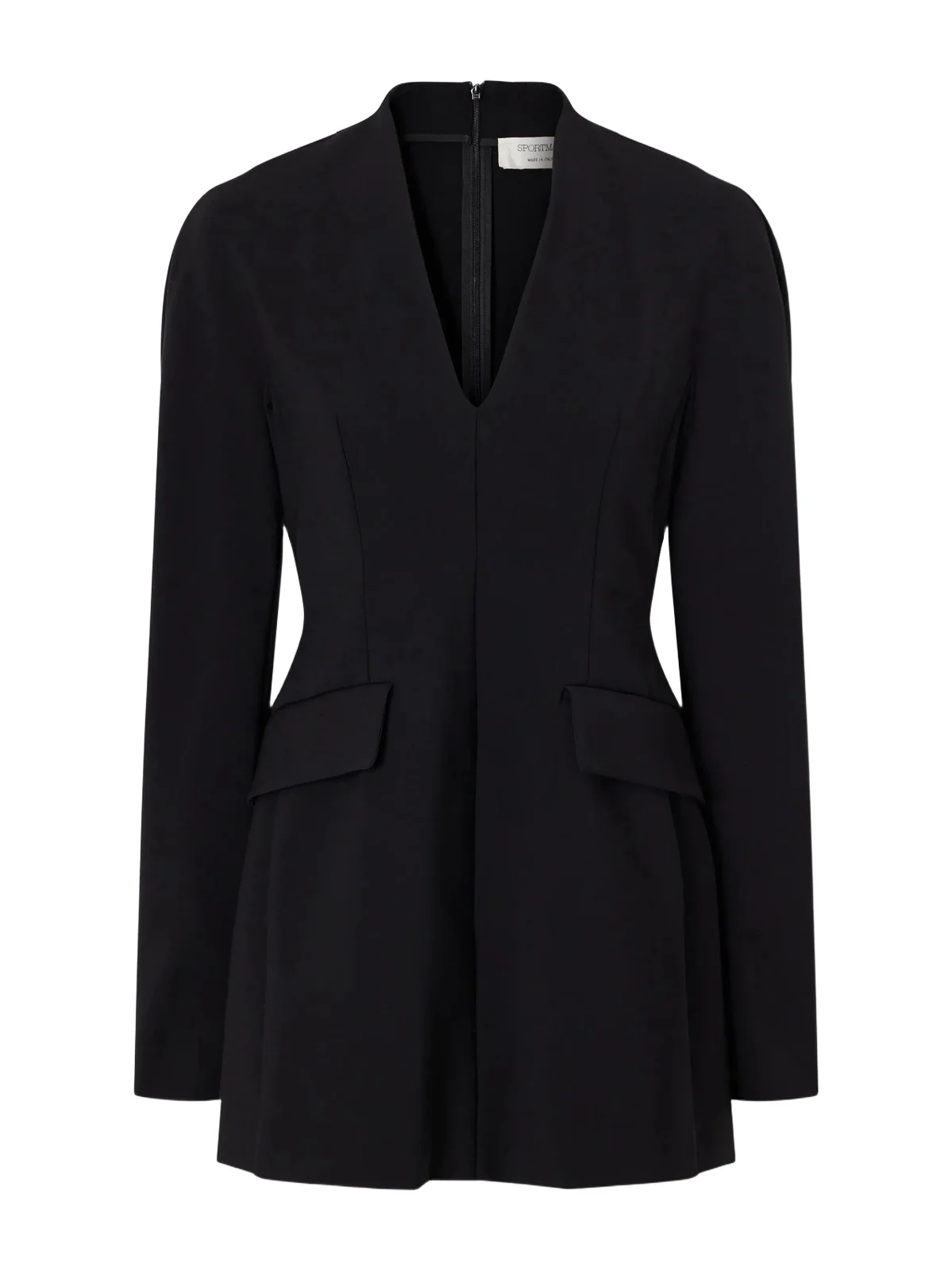 Sportmax Tefrite Darted Crepe Mini Dress