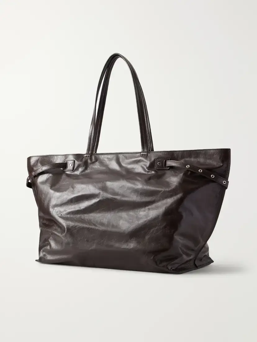 Proenza Schouler Days Carryall Belt-detailed Crinkled Leather Tote | Thumbnail 4
