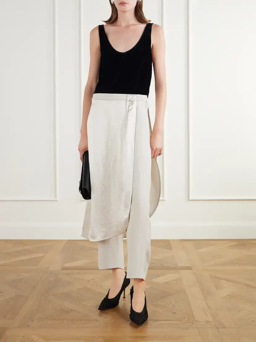 Maria McManus Lace-trimmed Velvet Cami | Thumbnail 2