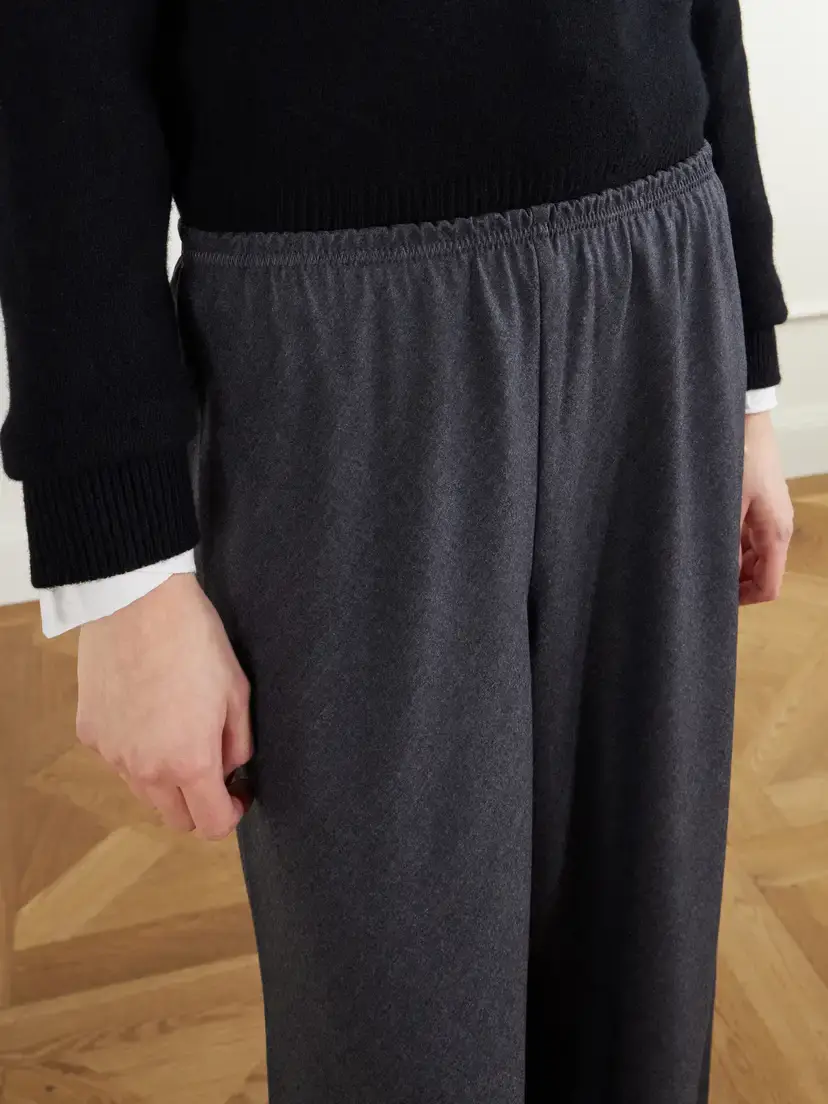 Maria McManus Wool-blend Flannel Wide-leg Pants | Thumbnail 5