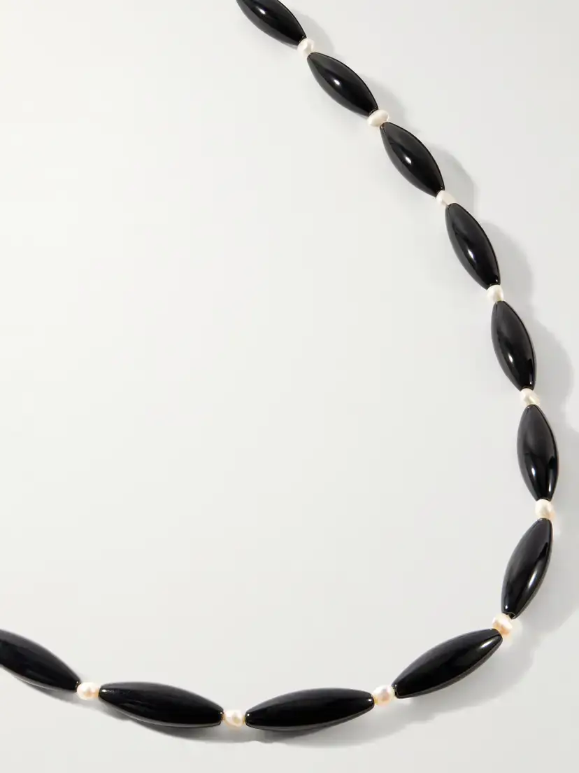 Le Sundial Nives Mother-of-pearl And Sterling Silver Necklace | Thumbnail 4