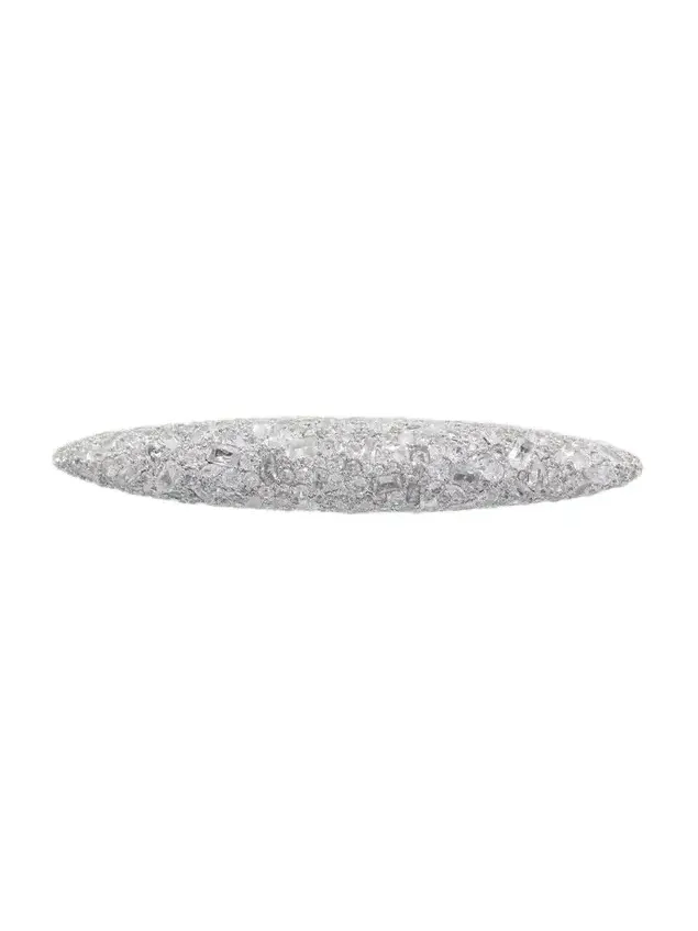 Czarina Barrette Crystal-embellished Silver-tone Metal Hairclip Czarina Barrette Crystal-embellished Silver-tone Metal Hairclip