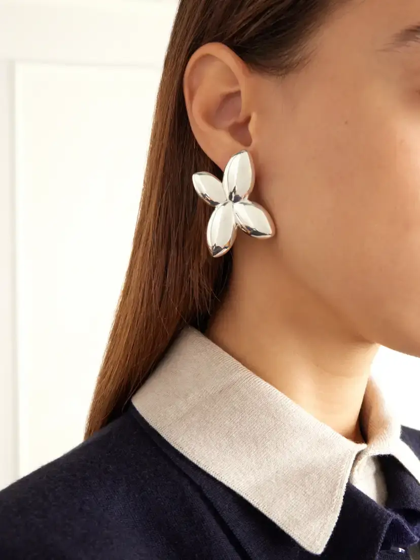 CAMILLE SURAULT Rosemarie Sterling Silver Earrings | Thumbnail 2 CAMILLE SURAULT Rosemarie Sterling Silver Earrings | Thumbnail 2