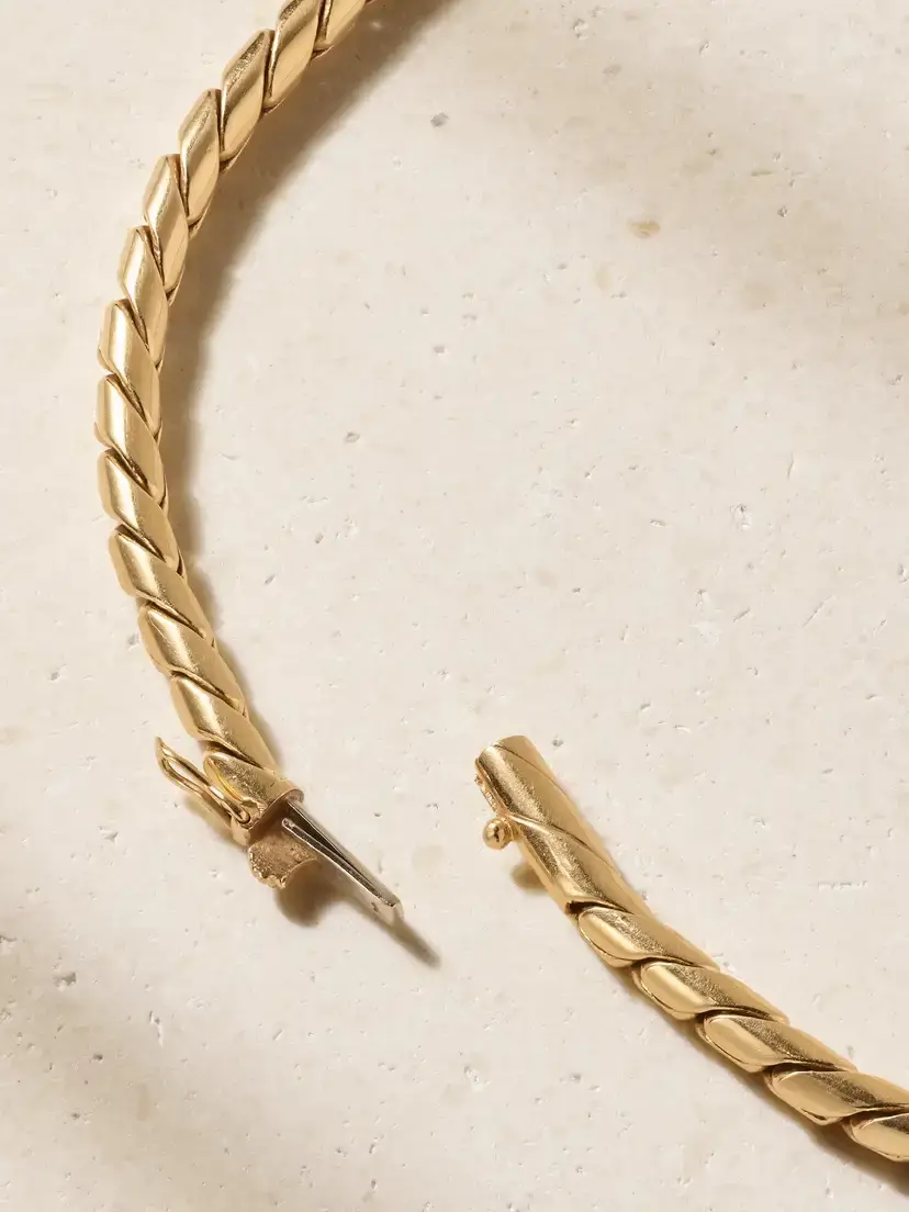 Stephanie Windsor + O.j. Perrin And Georges Lenfant Vintage 1960-1970s 18-karat Gold Necklace | Thumbnail 3