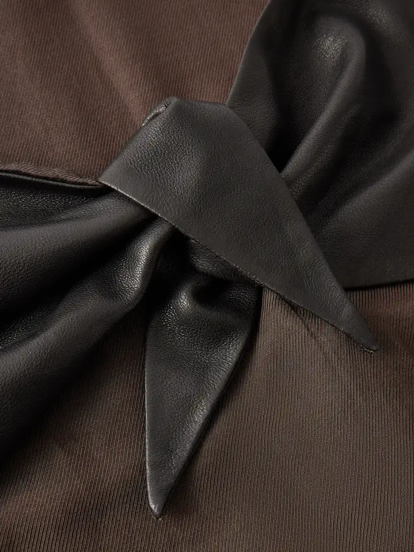 Lemaire Textured-leather Scarf | Thumbnail 3 Lemaire Textured-leather Scarf | Thumbnail 3