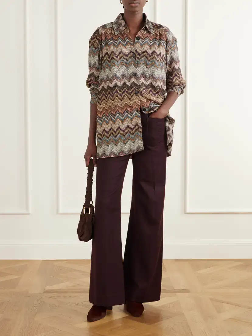 Missoni Sequin-embellished Metallic Crochet-knit Blouse | Thumbnail 2 Missoni Sequin-embellished Metallic Crochet-knit Blouse | Thumbnail 2