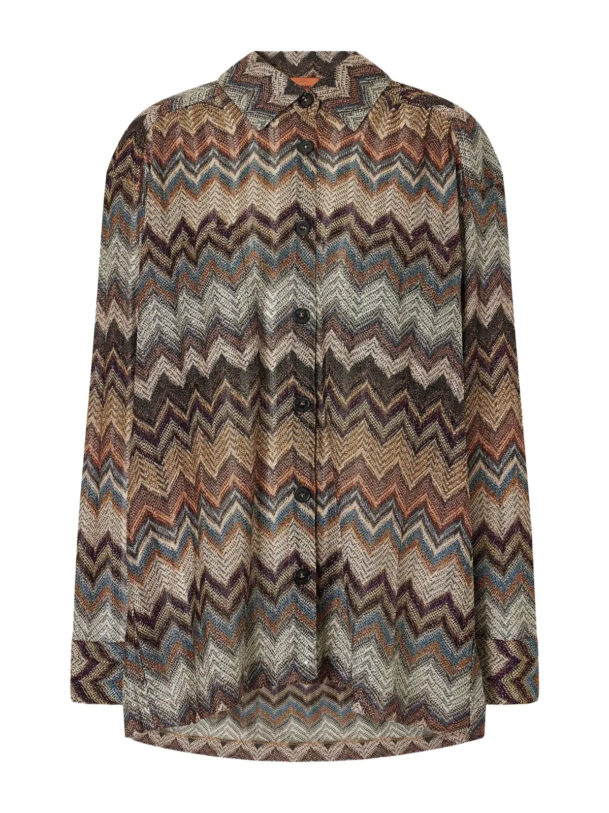 Missoni Sequin-embellished Metallic Crochet-knit Blouse