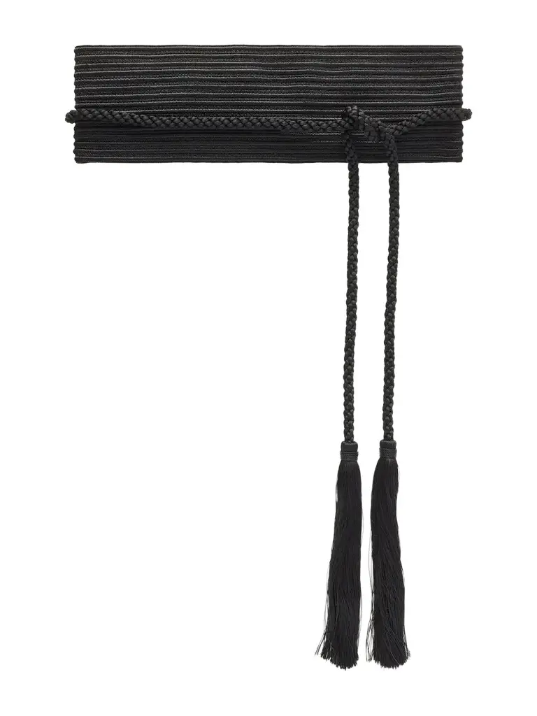 Le Sundial Vesper Tassel-detailed Grosgrain Belt