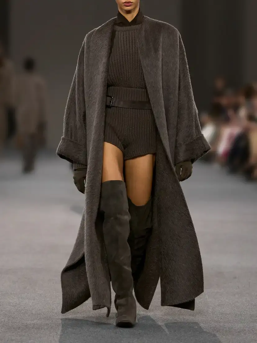 Max Mara Febo Camel-hair And Mohair-blend Coat - Brown | Thumbnail 6 Max Mara Febo Camel-hair And Mohair-blend Coat - Brown | Thumbnail 6