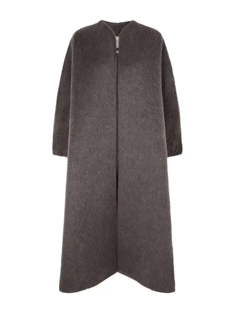 Max Mara Febo Camel-hair And Mohair-blend Coat - Brown
