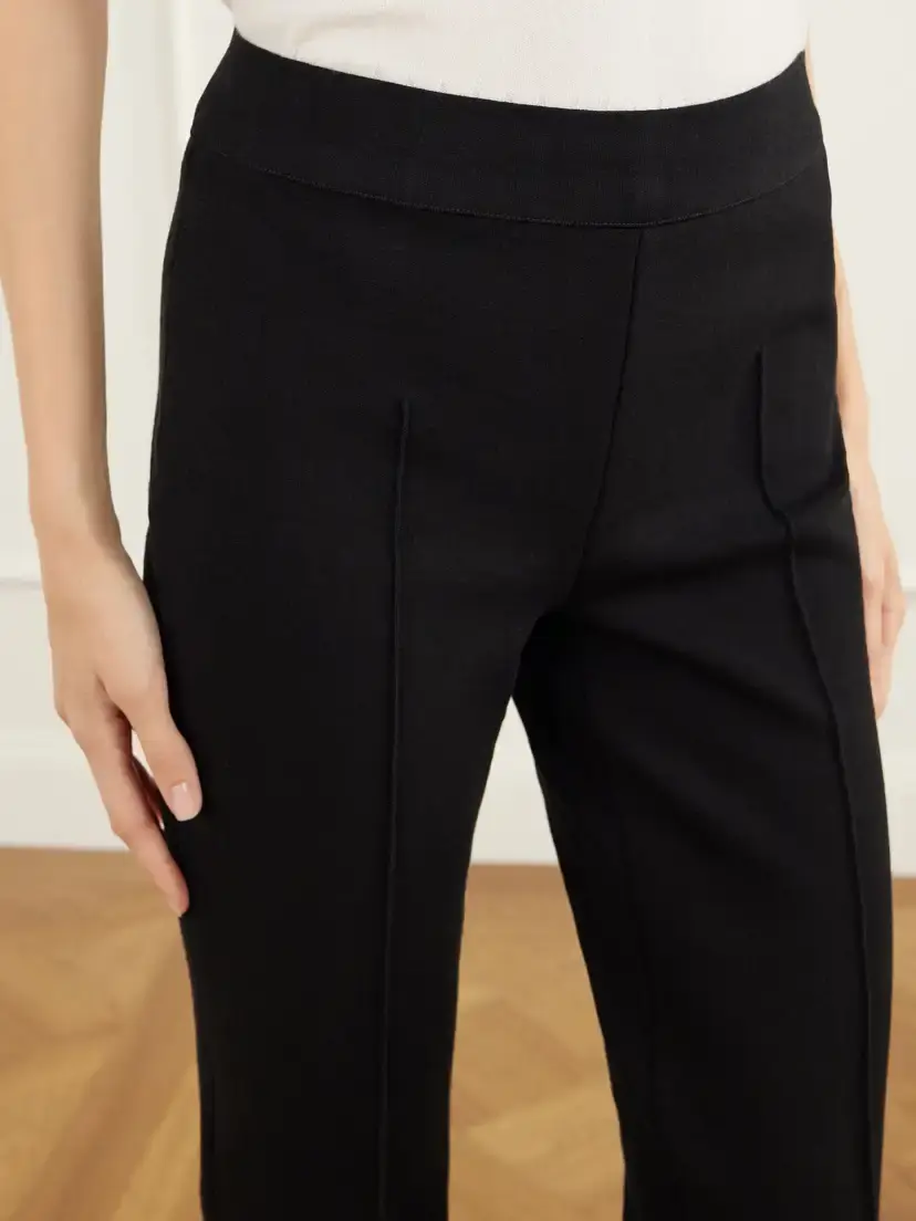 HIGH SPORT Geo Kick Stretch Cotton-blend Jersey Flared Pants | Thumbnail 5