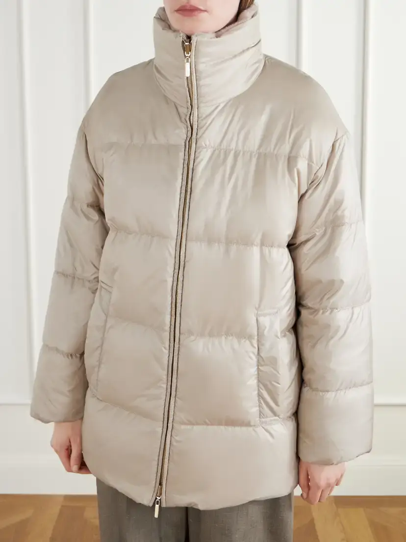 Max Mara Arancio Reversible Brushed Alpaca And Virgin Wool-blend And Shell Down Jacket | Thumbnail 6 Max Mara Arancio Reversible Brushed Alpaca And Virgin Wool-blend And Shell Down Jacket | Thumbnail 6