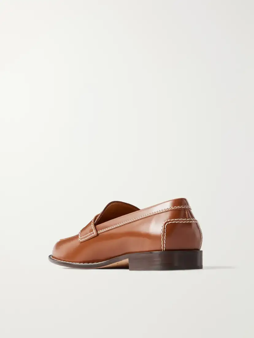 Tod's Logo-embellished Leather Loafers | Thumbnail 3 Tod's Logo-embellished Leather Loafers | Thumbnail 3