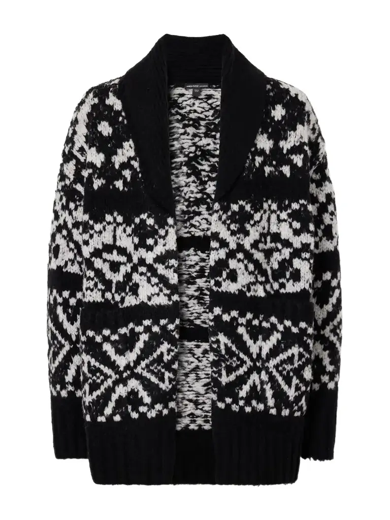 Fair Isle Intarsia-knit Wool-blend Cardigan Fair Isle Intarsia-knit Wool-blend Cardigan