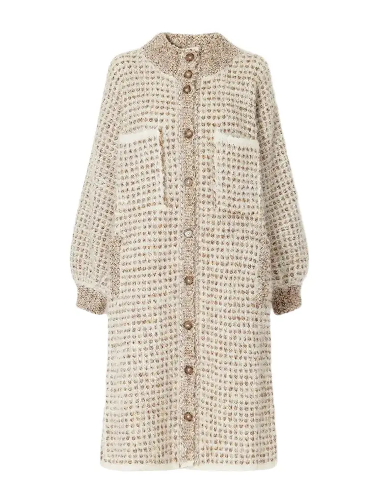 Missoni Mohair, Wool And Cotton-blend Coat - Neutrals