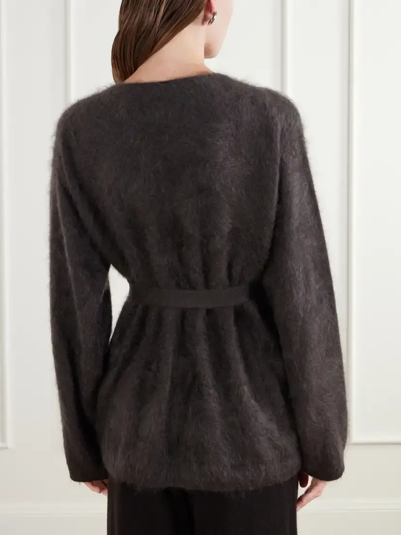 Almada Aria Belted Brushed Cashmere Cardigan | Thumbnail 3 Almada Aria Belted Brushed Cashmere Cardigan | Thumbnail 3