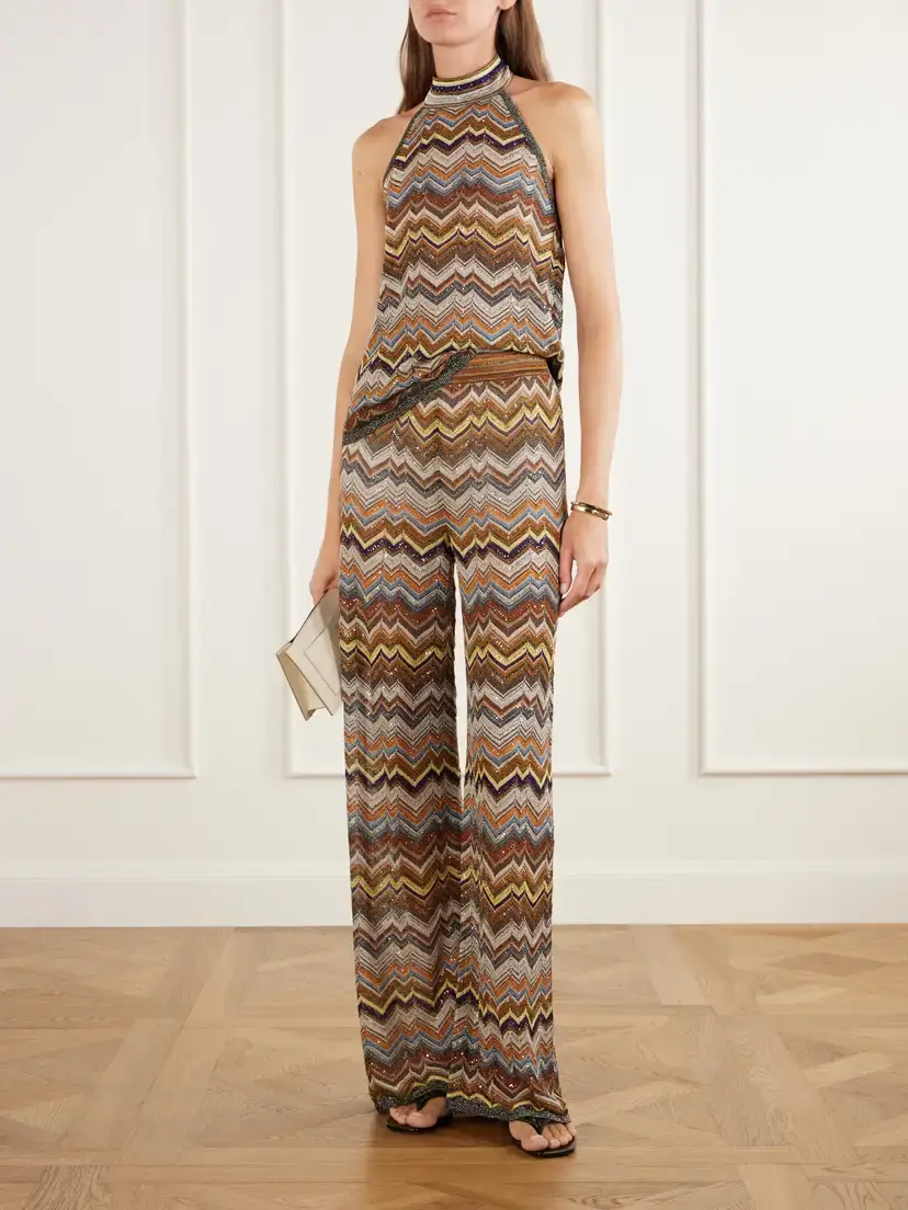 Missoni Striped Metallic Crochet-knit Tank | Thumbnail 2 Missoni Striped Metallic Crochet-knit Tank | Thumbnail 2