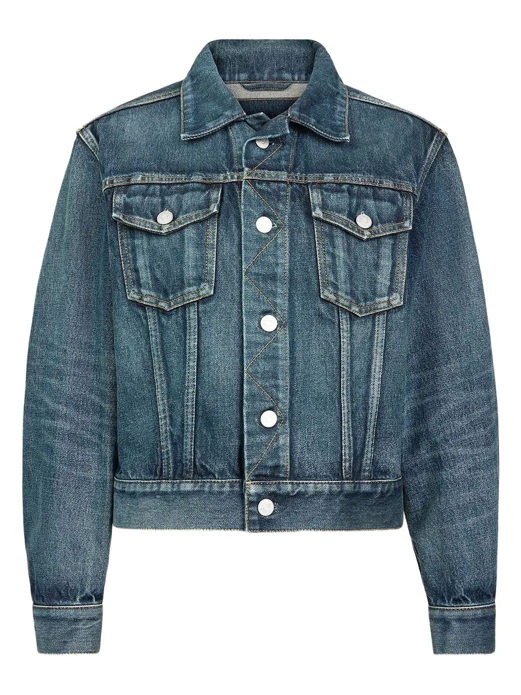Alaïa Denim Trucker Jacket
