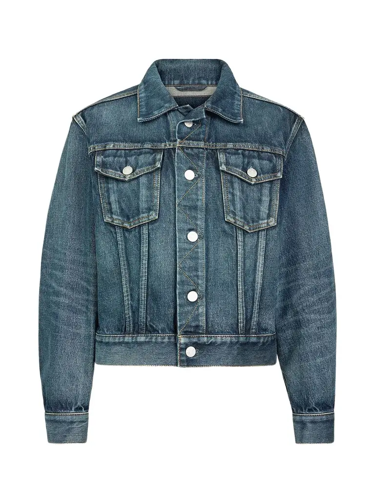 Alaïa Denim Trucker Jacket