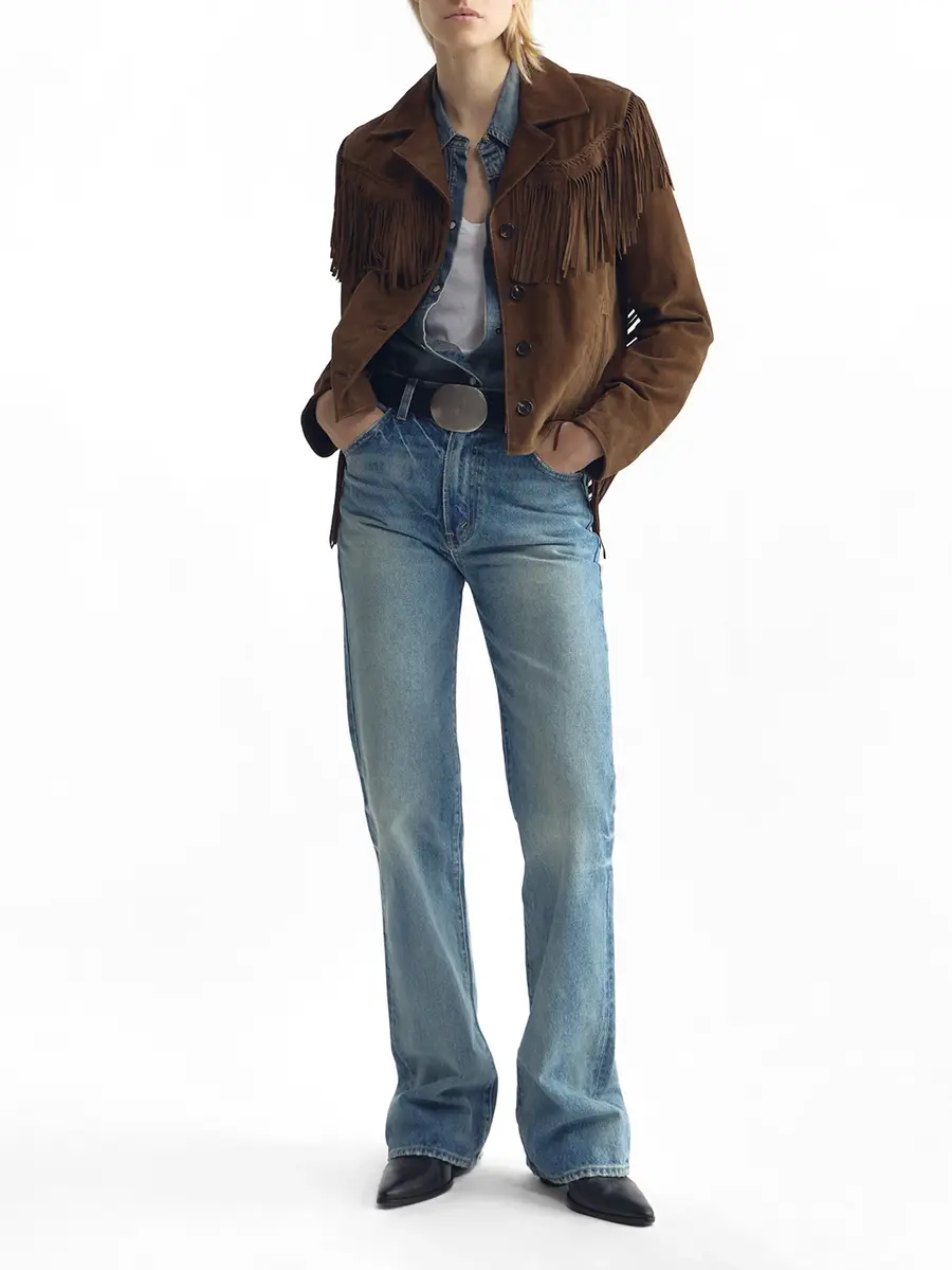 Nili Lotan Eloi Suede Fringe Jacket | Thumbnail 2 Nili Lotan Eloi Suede Fringe Jacket | Thumbnail 2