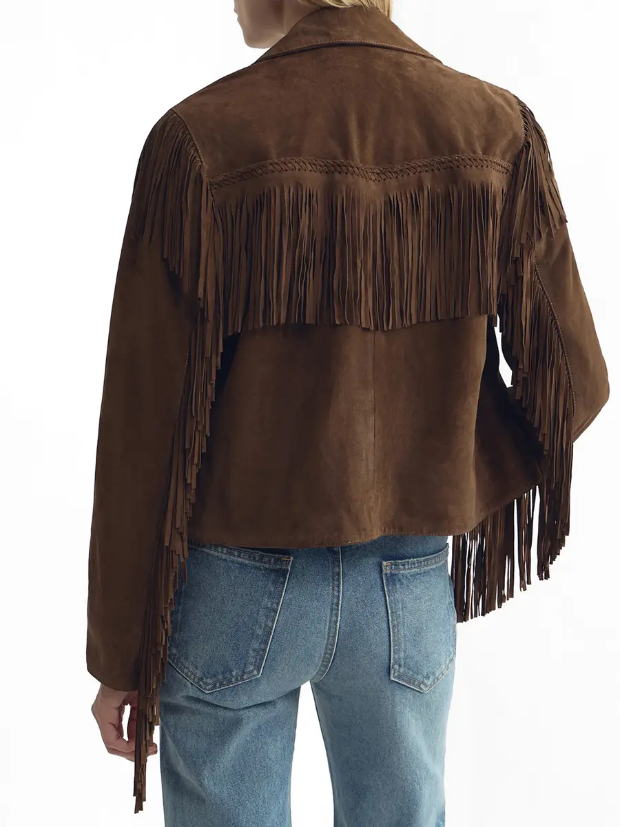 Nili Lotan Eloi Suede Fringe Jacket | Thumbnail 4 Nili Lotan Eloi Suede Fringe Jacket | Thumbnail 4