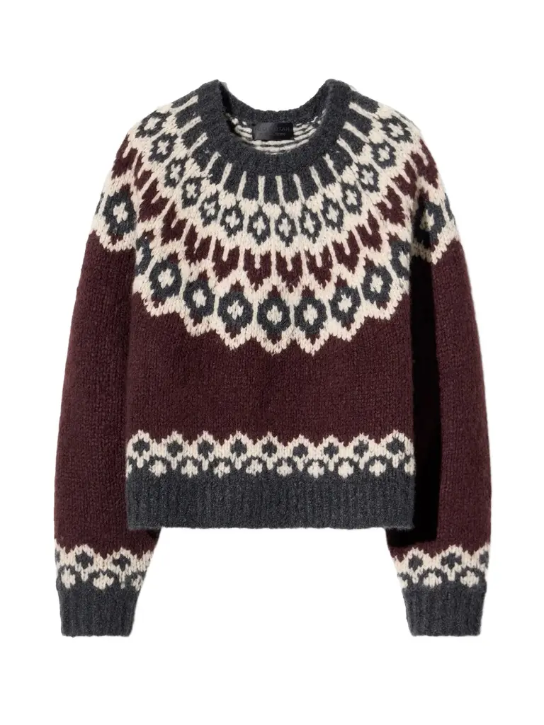 Isaline Fair Isle Cashmere Sweater Isaline Fair Isle Cashmere Sweater