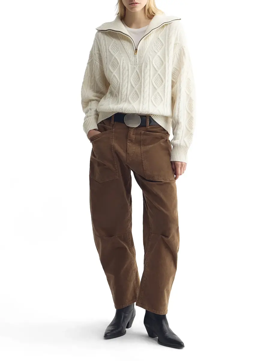 Nili Lotan Jori Cable-Knit Cashmere Sweater | Thumbnail 2