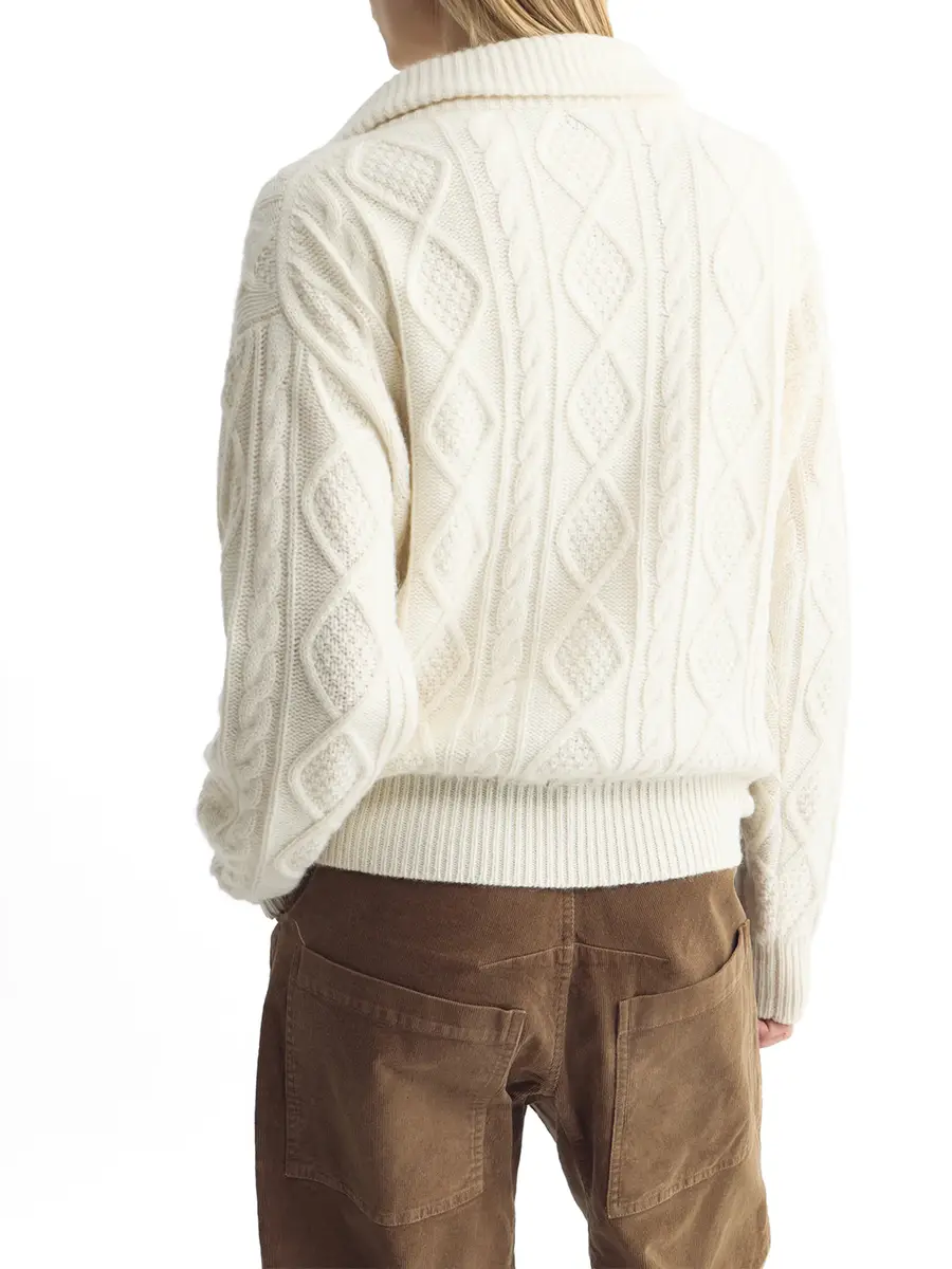 Nili Lotan Jori Cable-Knit Cashmere Sweater | Thumbnail 3
