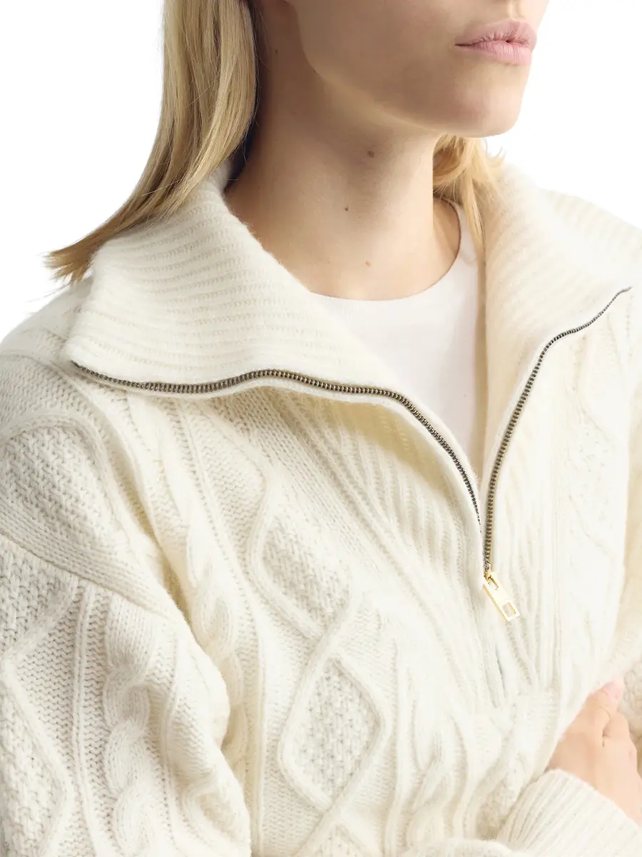Nili Lotan Jori Cable-Knit Cashmere Sweater | Thumbnail 4
