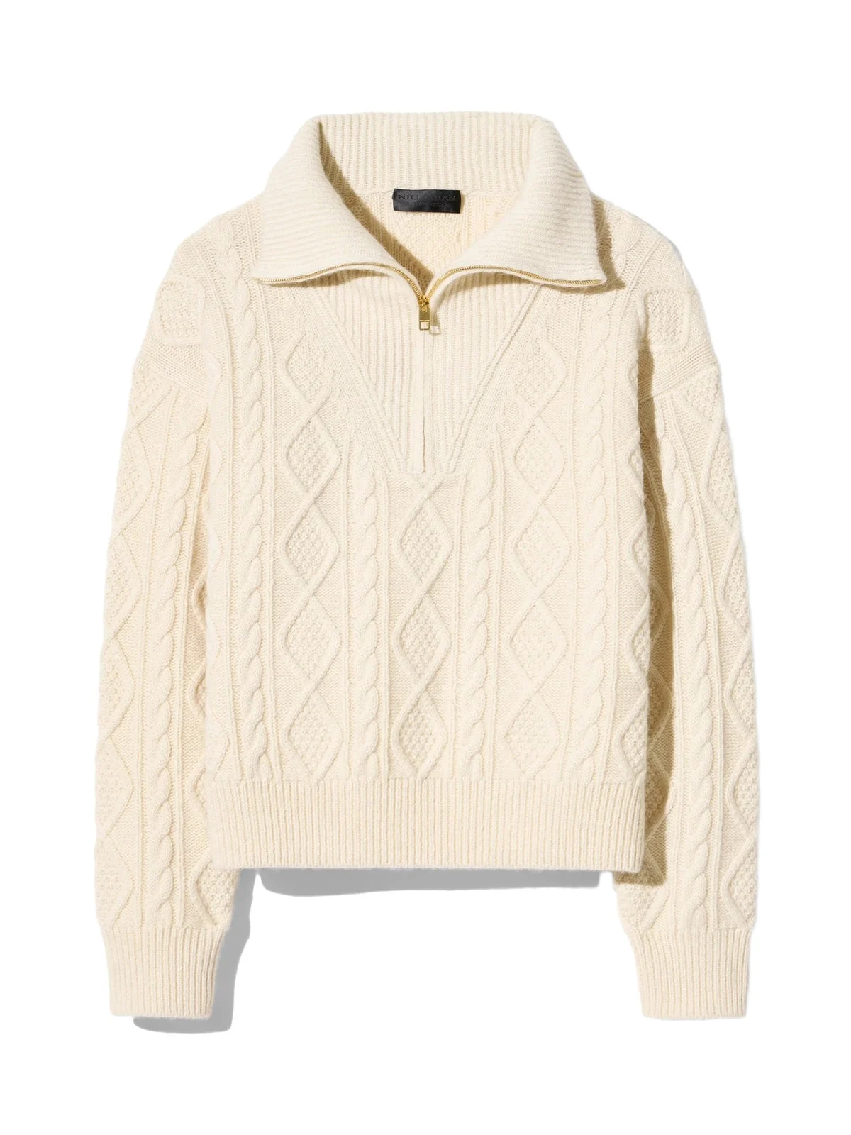 Nili Lotan Jori Cable-Knit Cashmere Sweater
