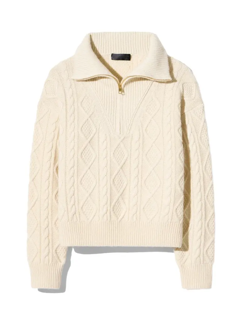 Jori Cable-Knit Cashmere Sweater Jori Cable-Knit Cashmere Sweater