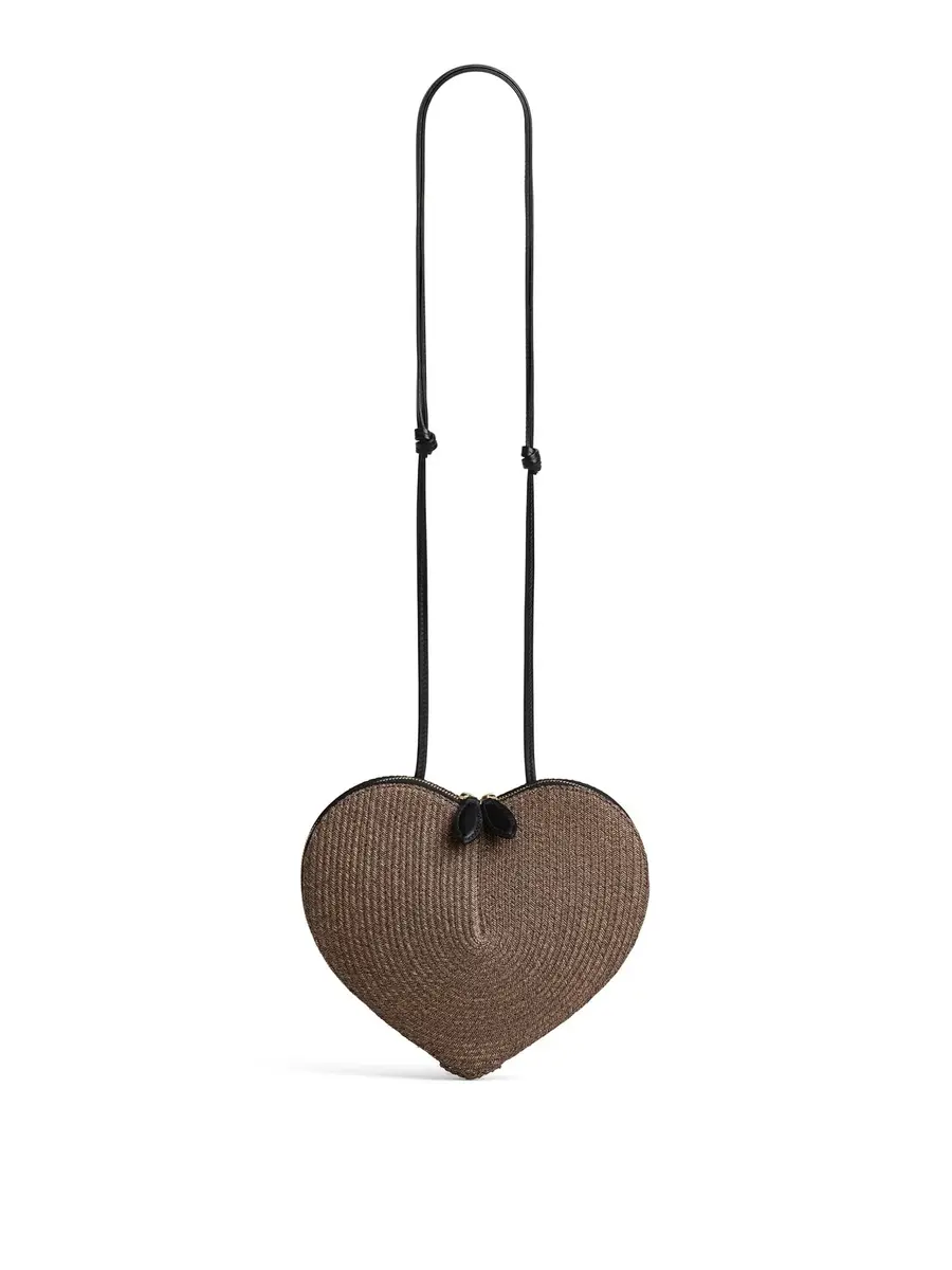 Alaïa Paper Straw Le Cœur Bag
