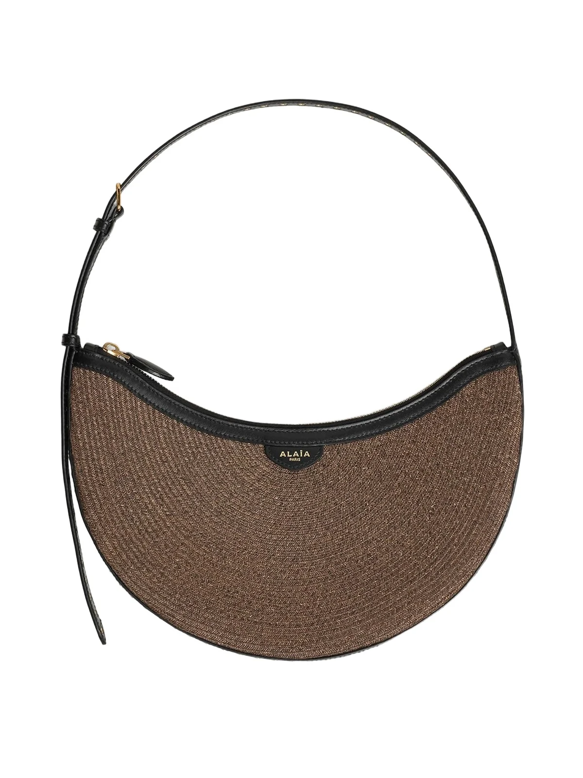 Paper Straw One Piece Demi Lune Bag Paper Straw One Piece Demi Lune Bag