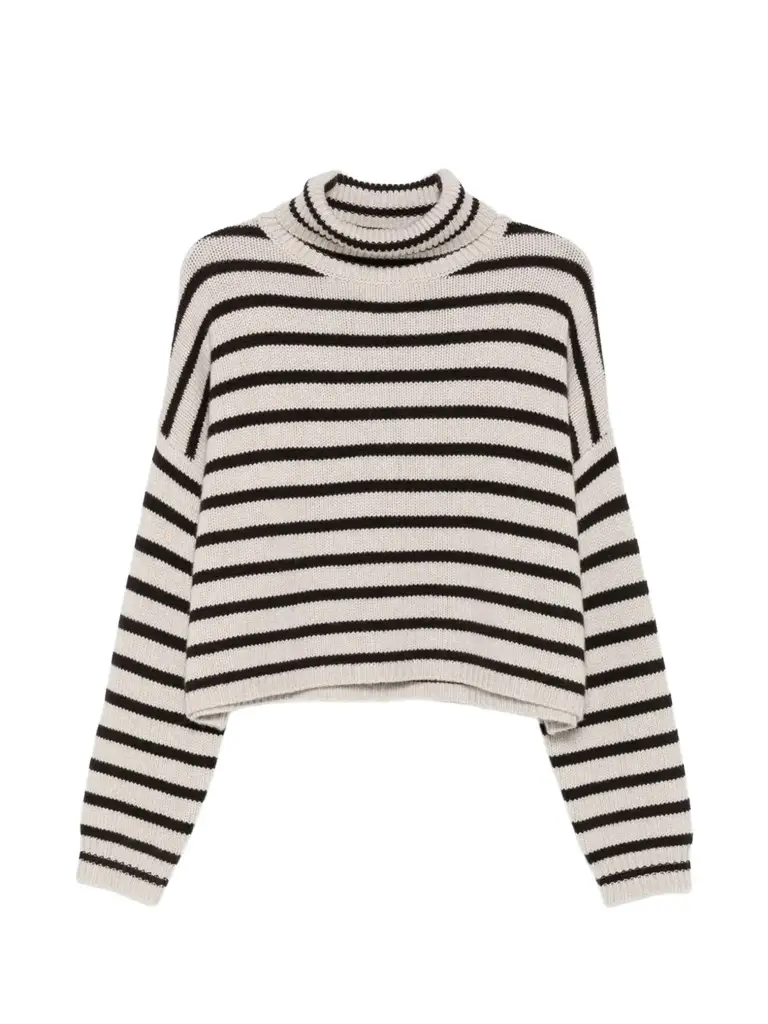 Zerlina Striped Cashmere Sweater Zerlina Striped Cashmere Sweater