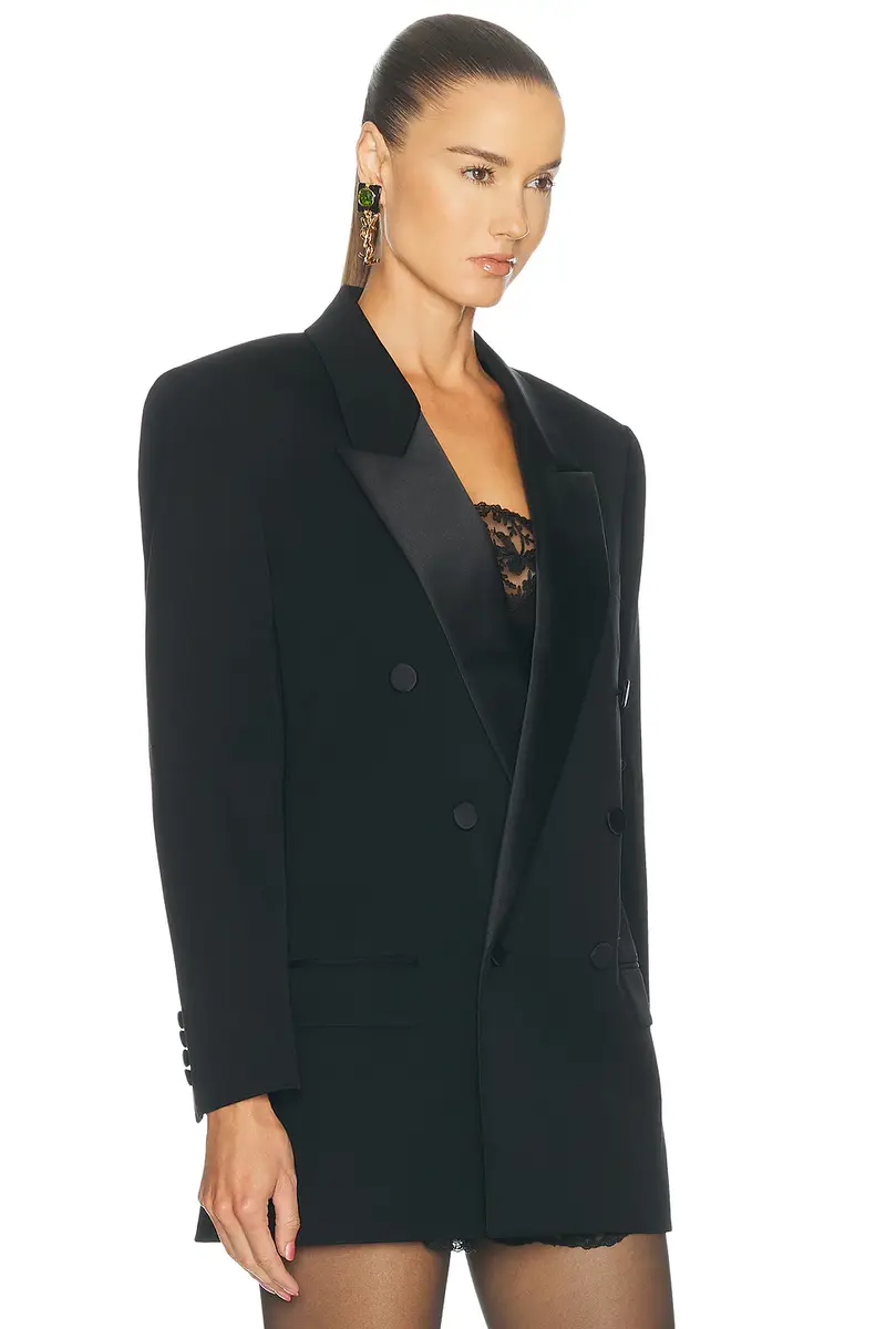 Saint Laurent Double Breasted Jacket | Thumbnail 2 Saint Laurent Double Breasted Jacket | Thumbnail 2