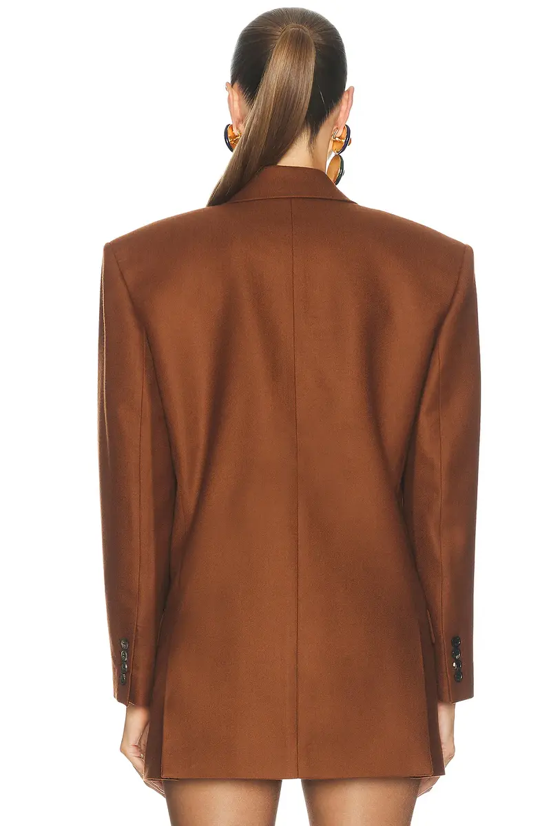 Saint Laurent Wool Double Breasted Jacket | Thumbnail 4 Saint Laurent Wool Double Breasted Jacket | Thumbnail 4