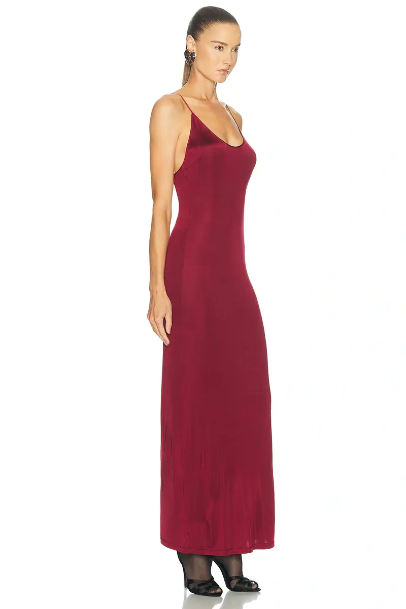 Saint Laurent Cassandre Maxi Dress | Thumbnail 2