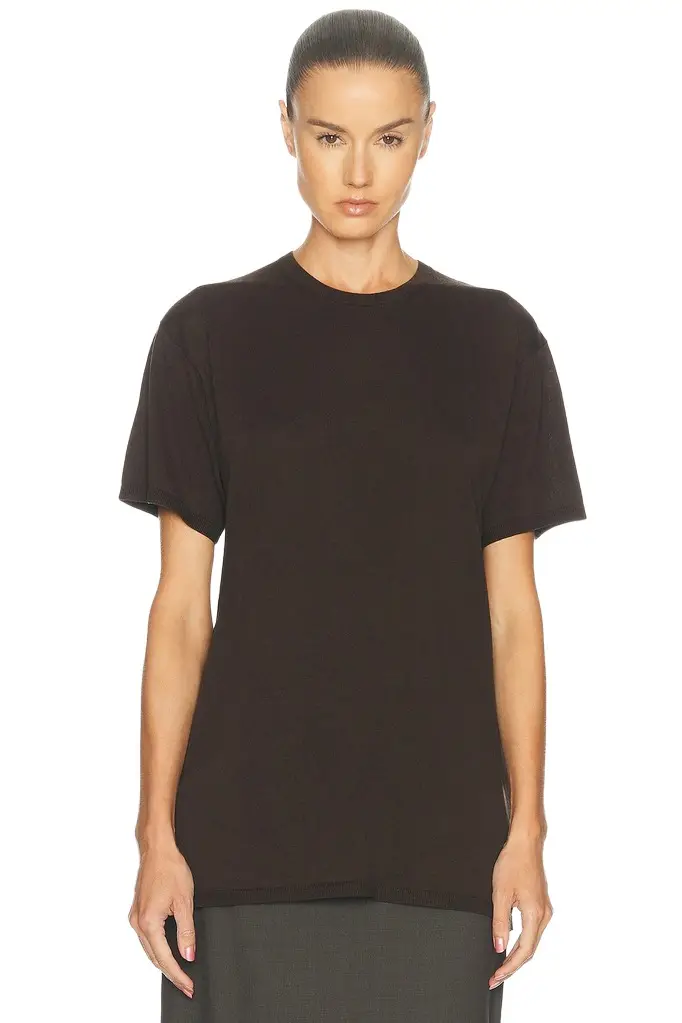 TOTEME Knit Tee | Thumbnail 1 TOTEME Knit Tee | Thumbnail 1