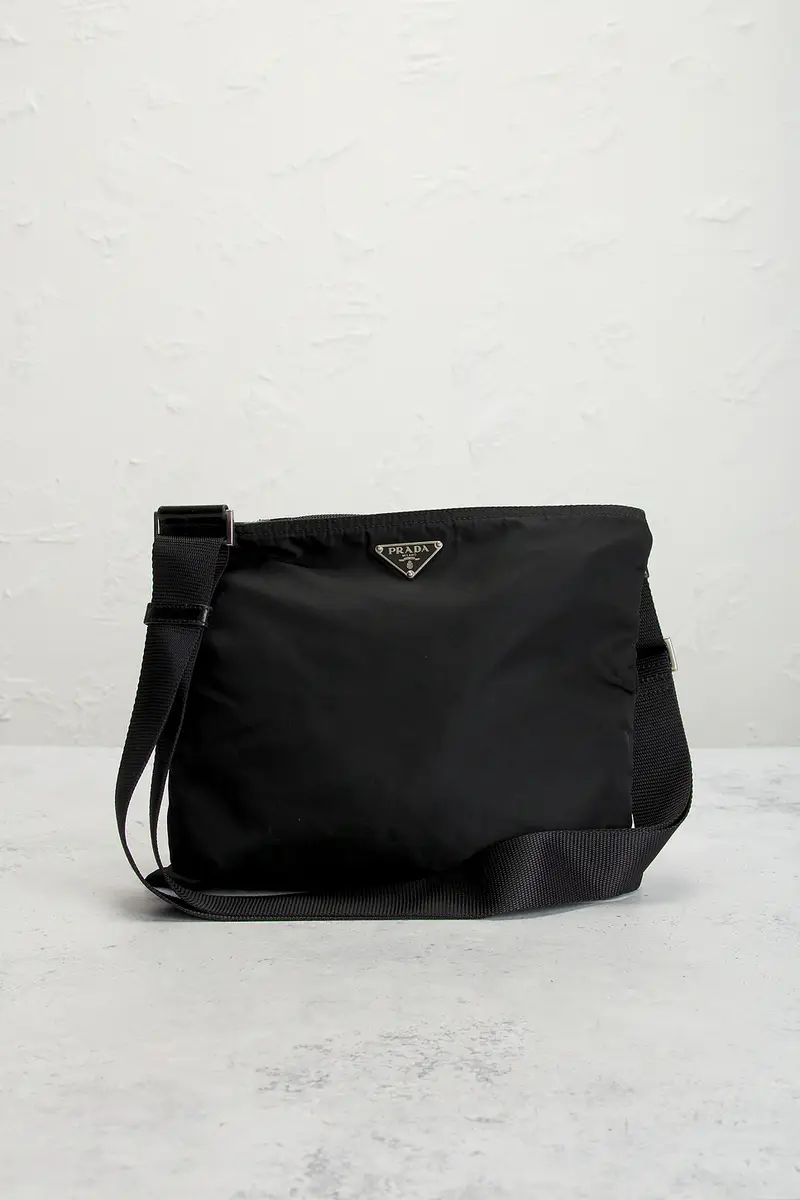 Prada Prada Tessuto Flat Messenger Bag | Thumbnail 2 Prada Prada Tessuto Flat Messenger Bag | Thumbnail 2