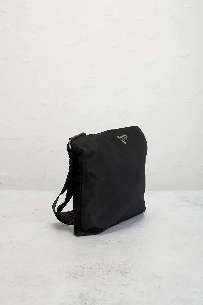 Prada Prada Tessuto Flat Messenger Bag | Thumbnail 4 Prada Prada Tessuto Flat Messenger Bag | Thumbnail 4