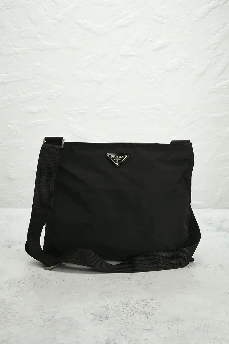 Prada Prada Tessuto Flat Messenger Bag | Thumbnail 2 Prada Prada Tessuto Flat Messenger Bag | Thumbnail 2