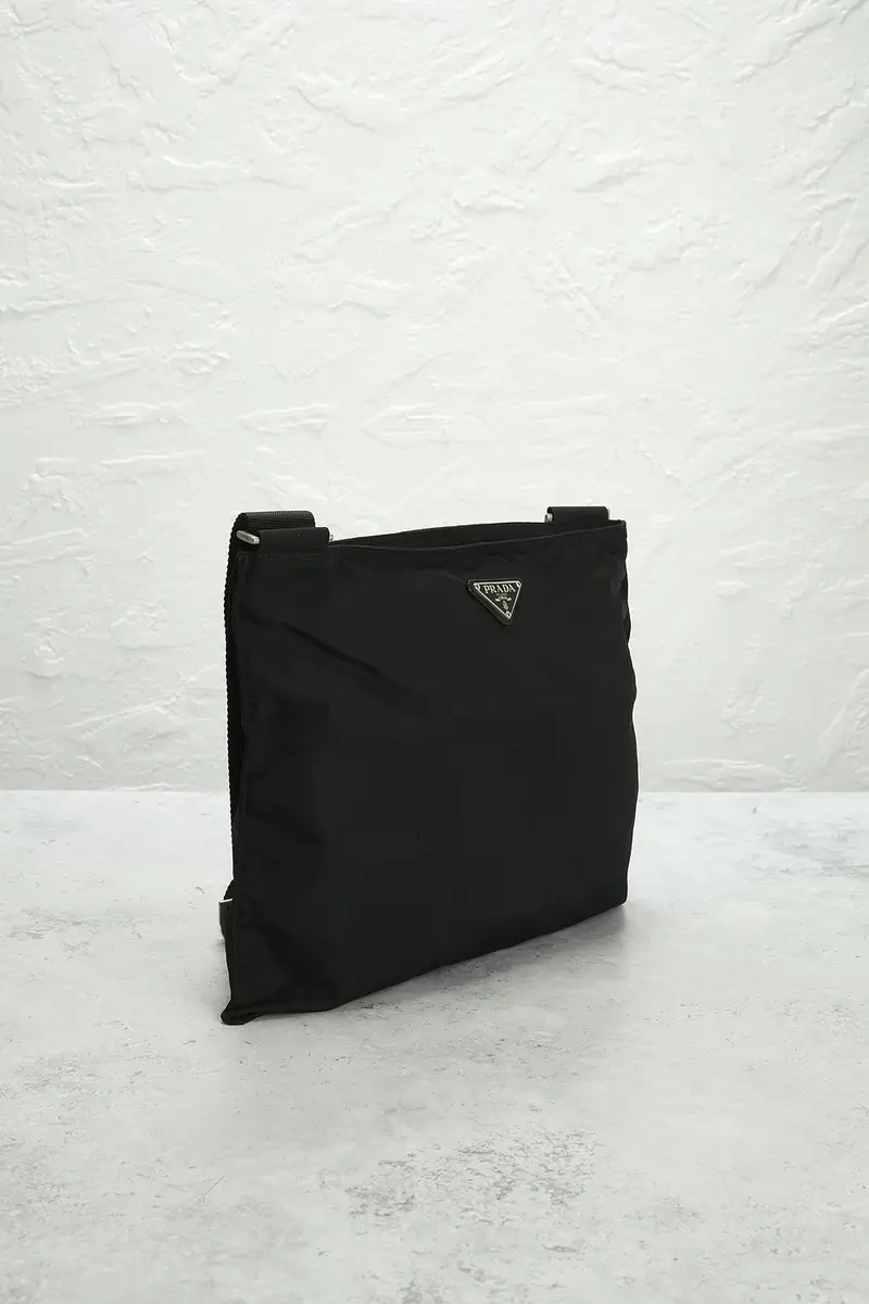 Prada Prada Tessuto Flat Messenger Bag | Thumbnail 4 Prada Prada Tessuto Flat Messenger Bag | Thumbnail 4