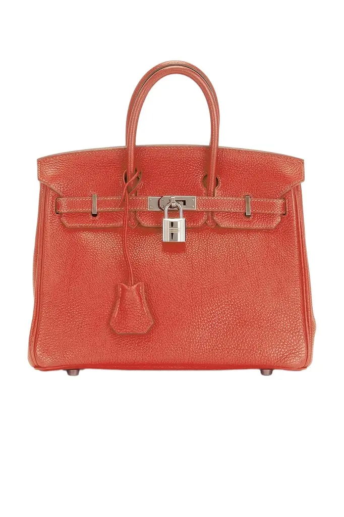HERMÈS Hermes Togo Birkin 25 Handbag