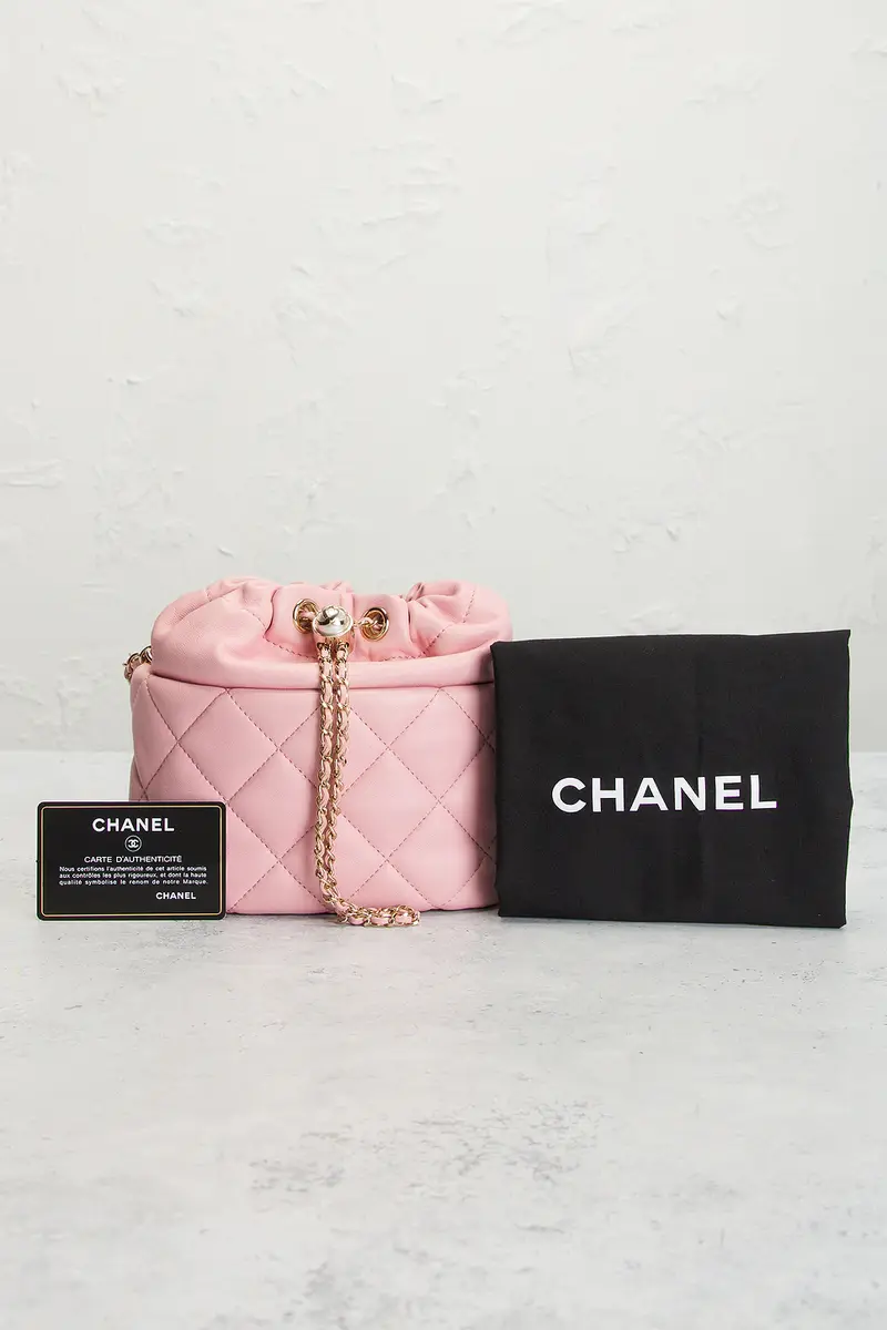Chanel Chanel Lambskin Drawstring Bucket Bag | Thumbnail 8 Chanel Chanel Lambskin Drawstring Bucket Bag | Thumbnail 8