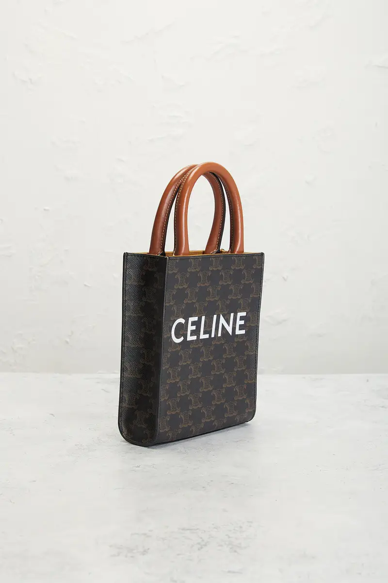Celine Celine Vertical Cabas Mini Tote Bag | Thumbnail 4